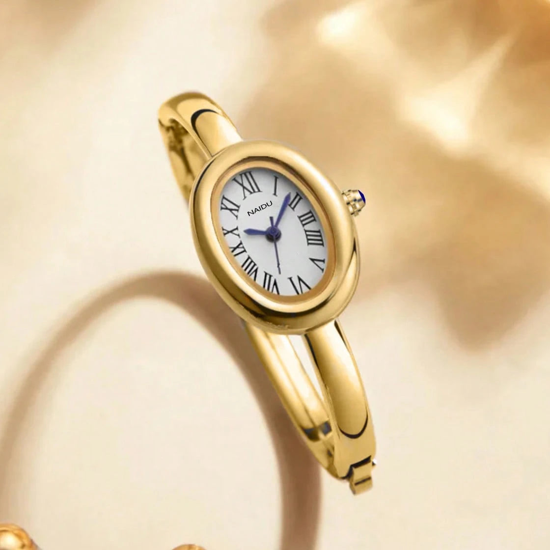 SHEIN Vintage Luxury Minimalist Women's Bracelet Watch