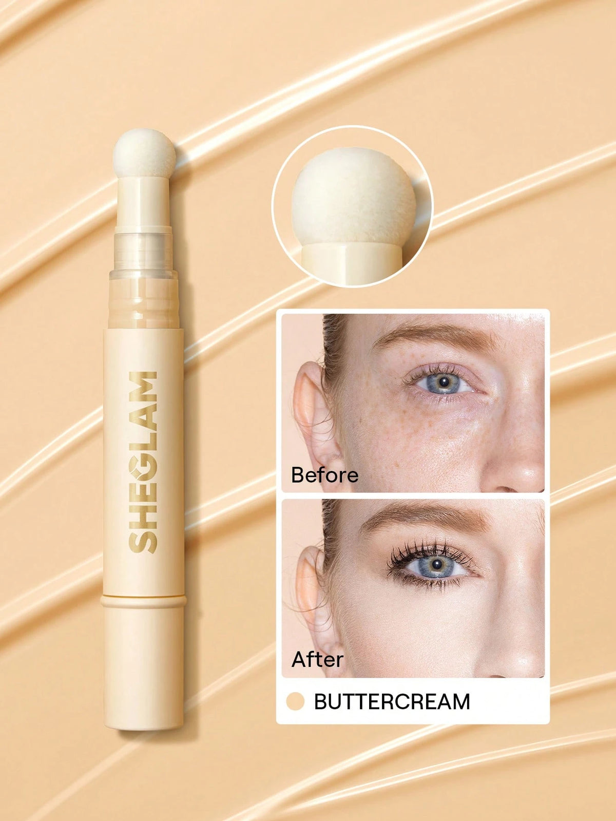 SHEGLAM Complexion Boost Matte Concealer Long Lasting Brightening Corrector