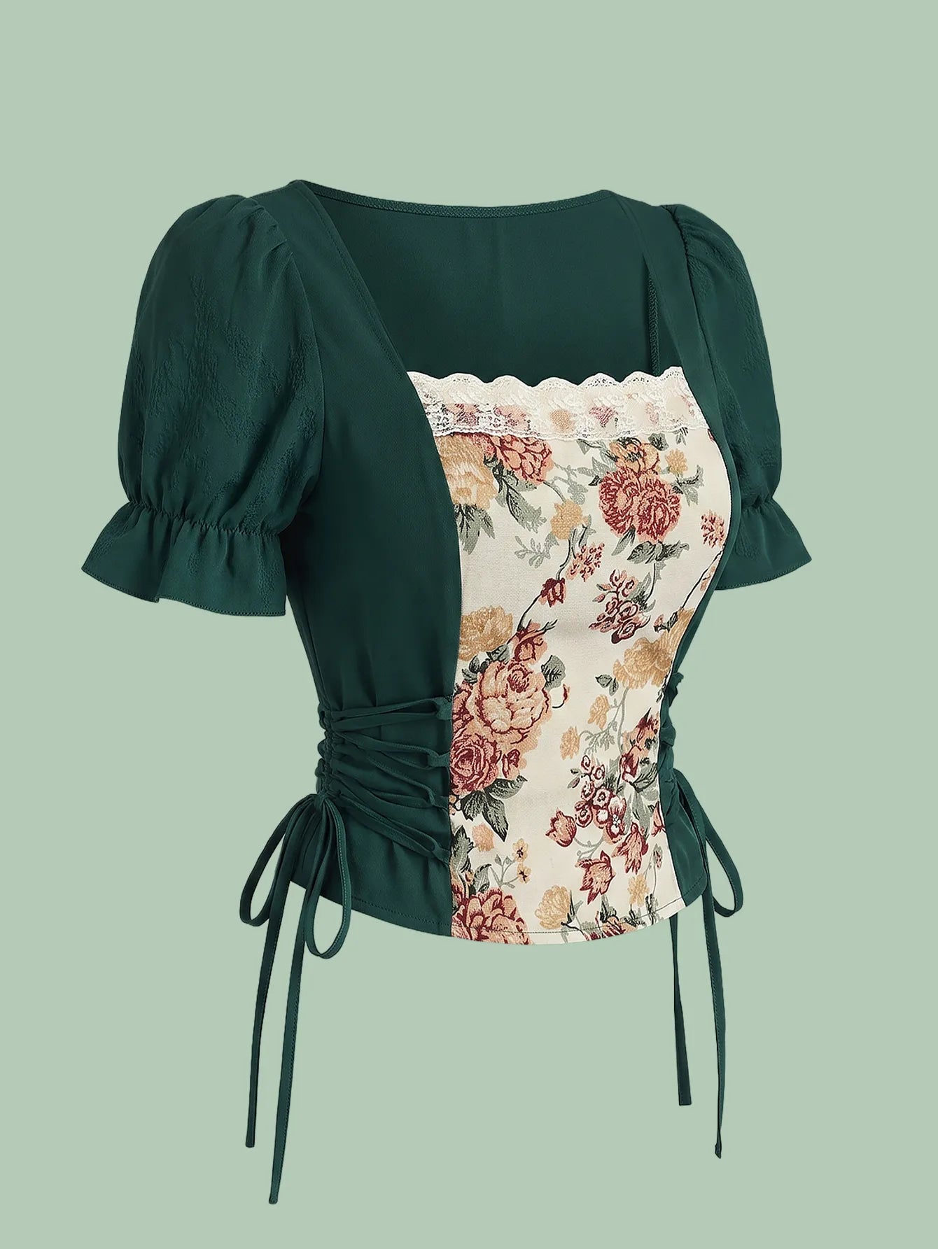 SHEIN قميص صيفي بسيط بأكمام قصيرة من فيلا