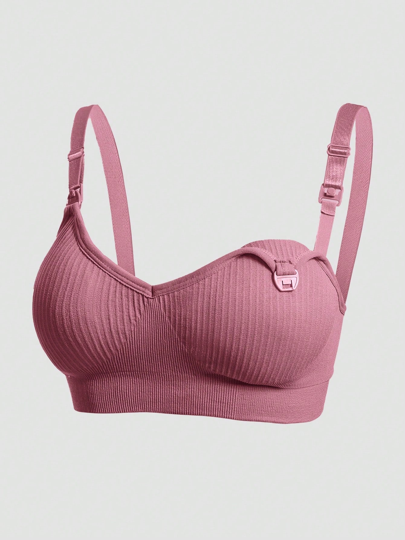 SHEIN 3pcs Pregnant Women Nursing Bras with Front Buckle Closure Set
