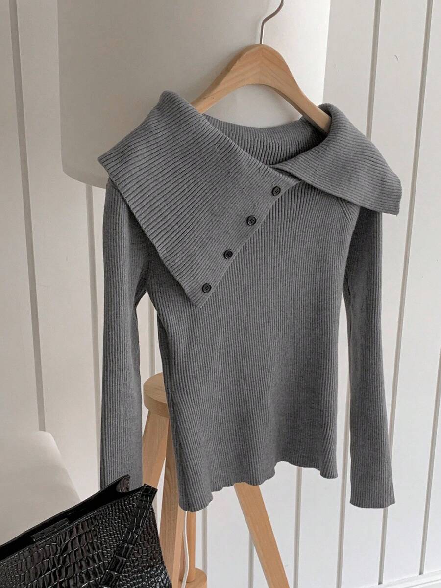 SHEIN DAZY Elegant and suitable wool sweater for women