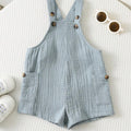 SHEIN Baby Unisex Striped Romper for Spring and Summer