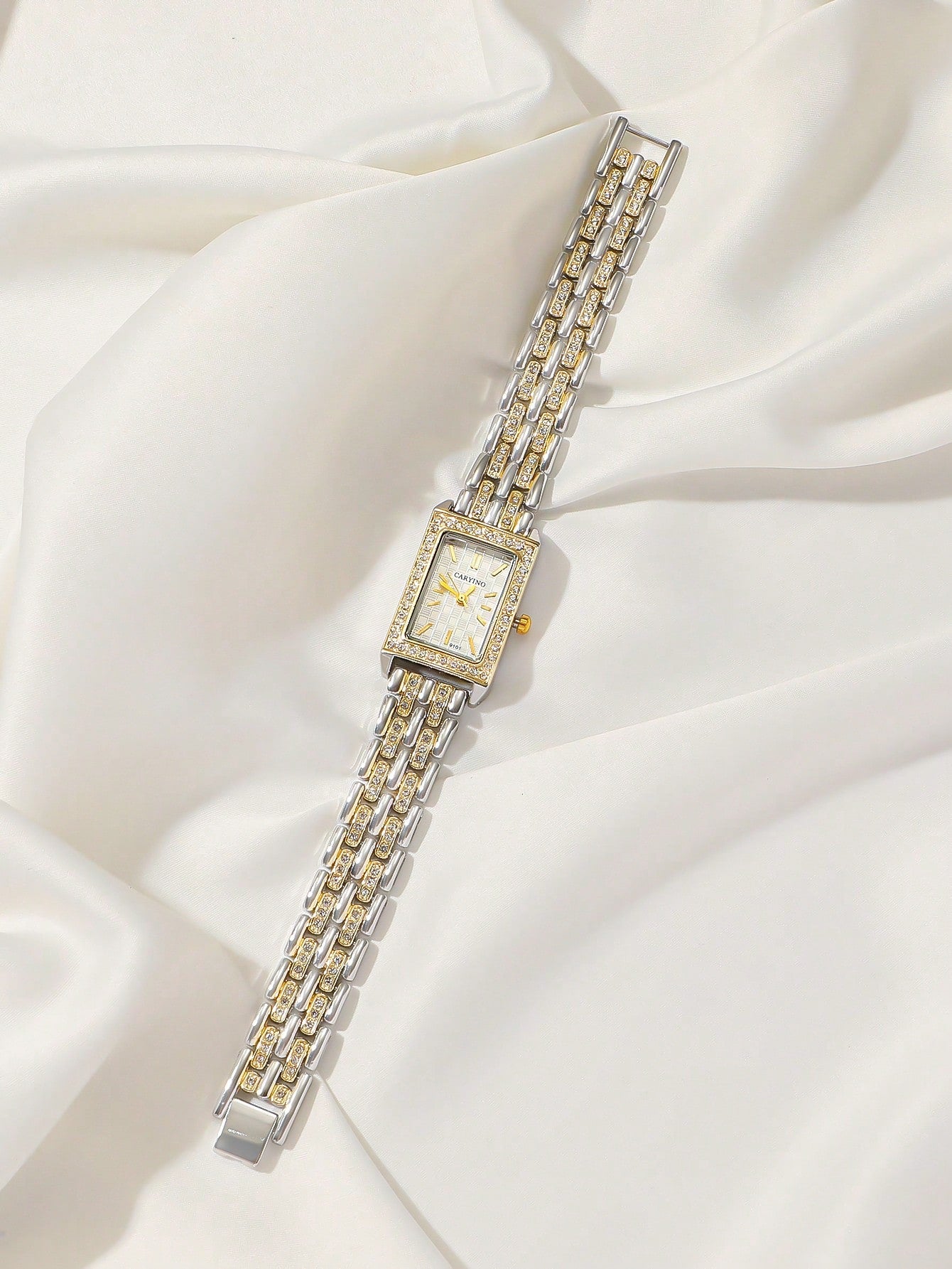SHEIN Elegant Luxury Diamond Bracelet Watch Women