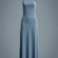 SHEIN Women Solid Backless Camisole Slim Fit Long Dress