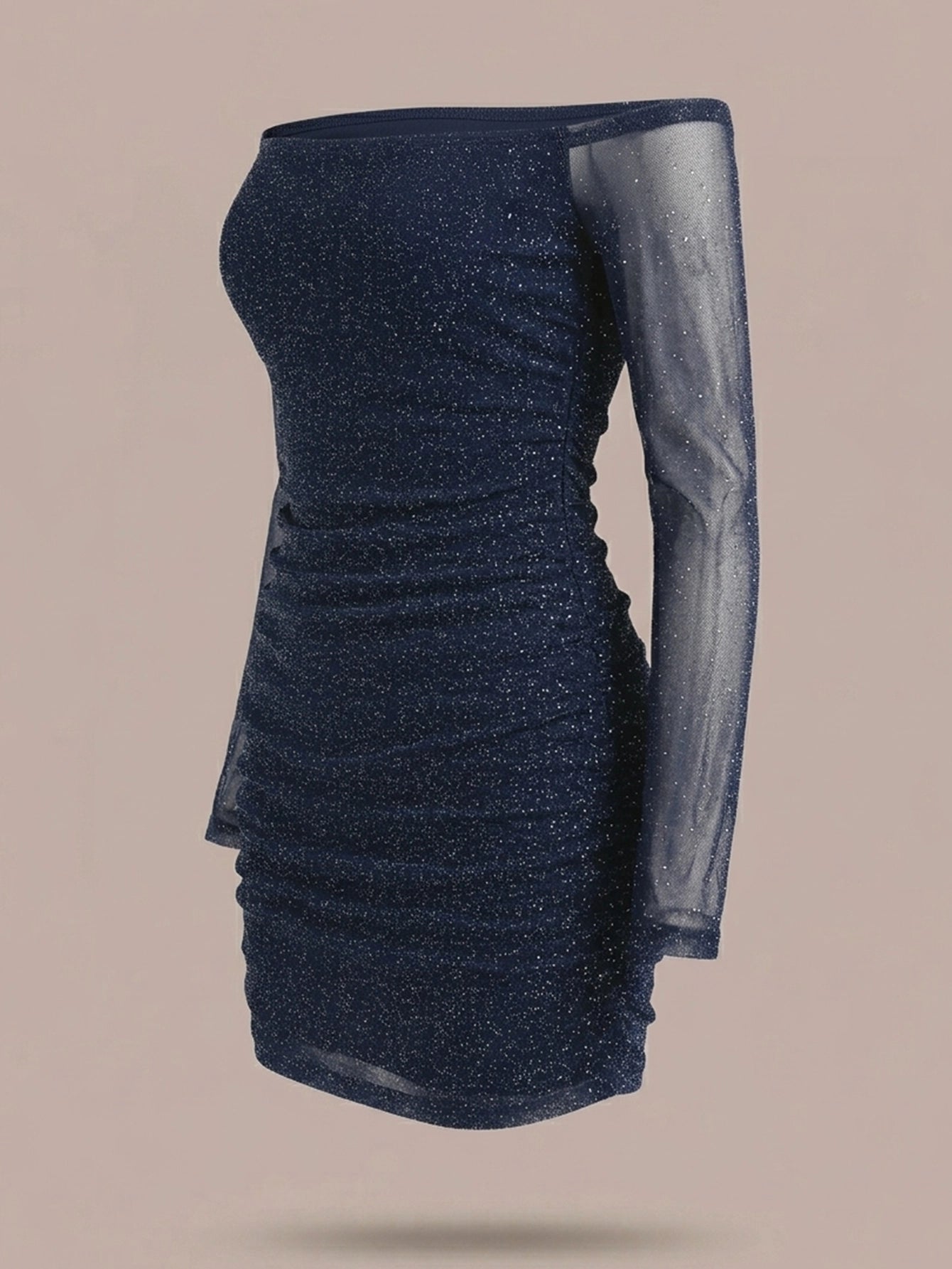 SHEIN Dress Dazy Sexy Glitter Off-Shoulder Party Dress