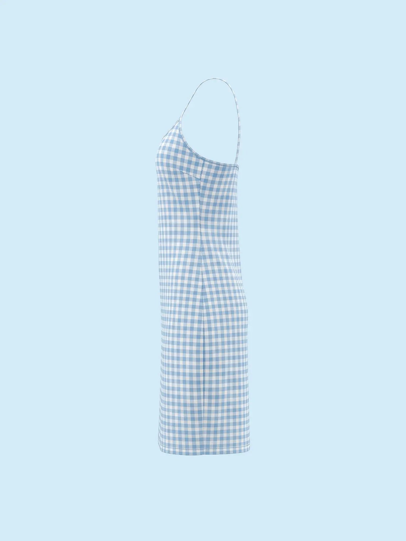 SHEIN striped belt nightgown, trendy and stylish for everyday wear