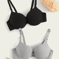SHEIN 2 Adjustable Brace Set with Support Cord BLACK and GREY