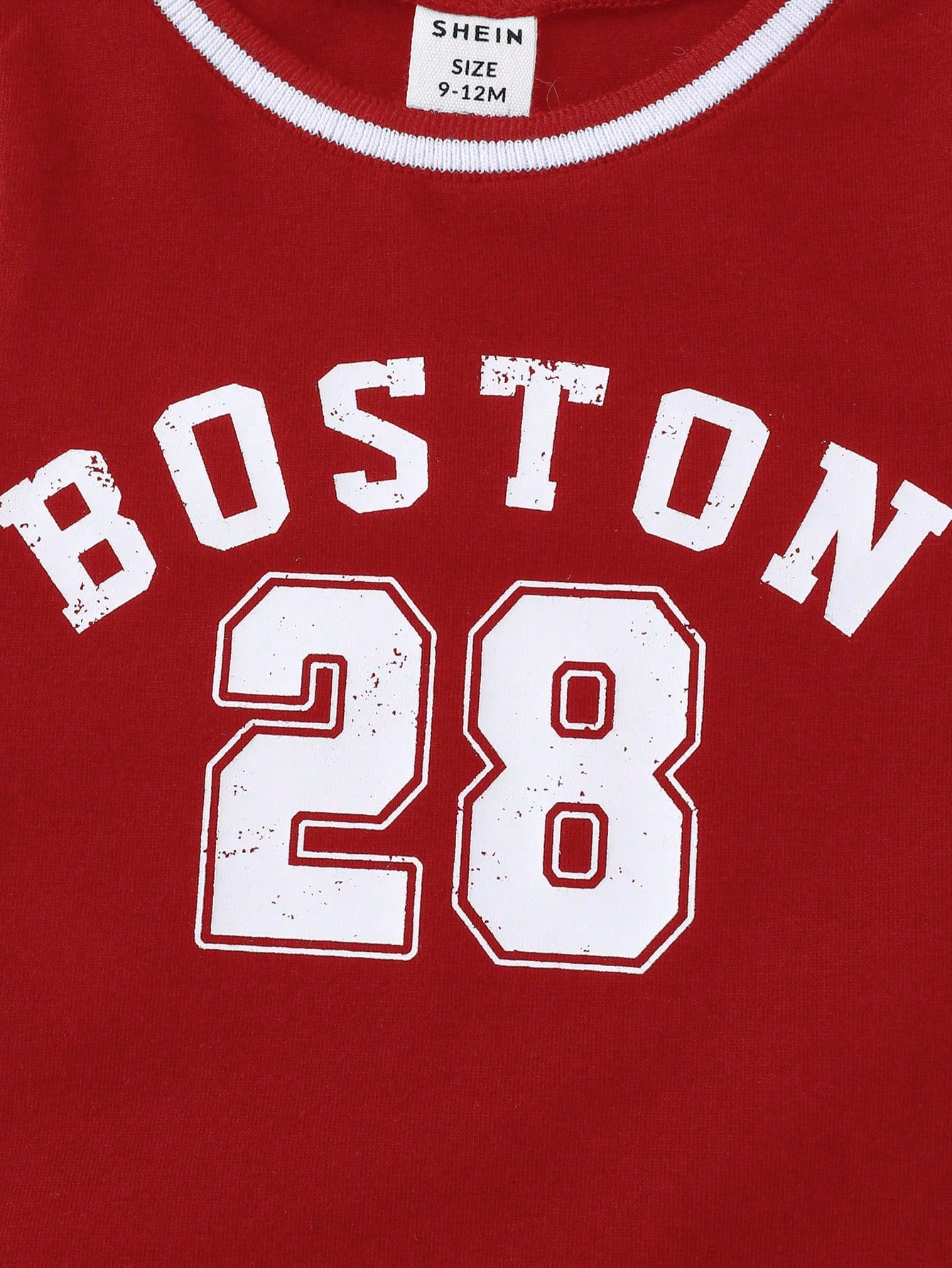 SHEIN Baby Boy Casual Sports Crotch Open Shortalls with Letter Print for Summer