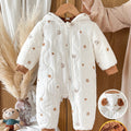 SHEIN Vintaside One-Piece Jumpsuit, white and brown design, bear ears