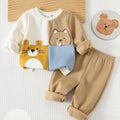 SHEIN Cozy Pixies 2-Piece: Soft fleece crew neck sweatshirt, elasticated waist pants