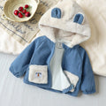 SHEIN Soft Fleece and Corduroy, Pockets, Coat with Hood