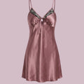 SHEIN Lingerie SilkySpell Lace Belted Robe Cami Pajama Night Dress