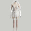 SHEIN Lingerie 2pcs Lace Patchwork Sexy Nightgown Set