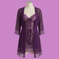 SHEIN Lingerie DAZY Mesh Lace Pajama Set Spring Sleepwear