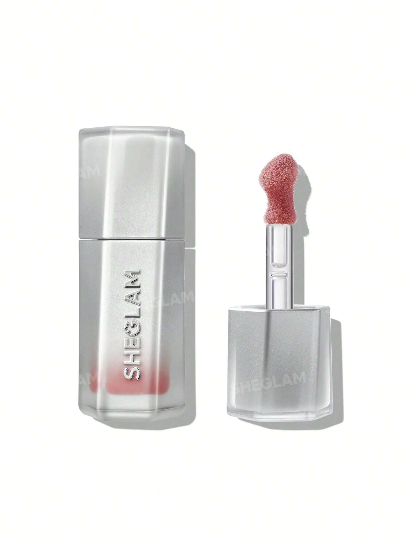 SHEGLAM Glass Lock Air Gloss Strawberry Milk High Shine Non Sticky Hydrating Lip Gloss for Smooth Lips