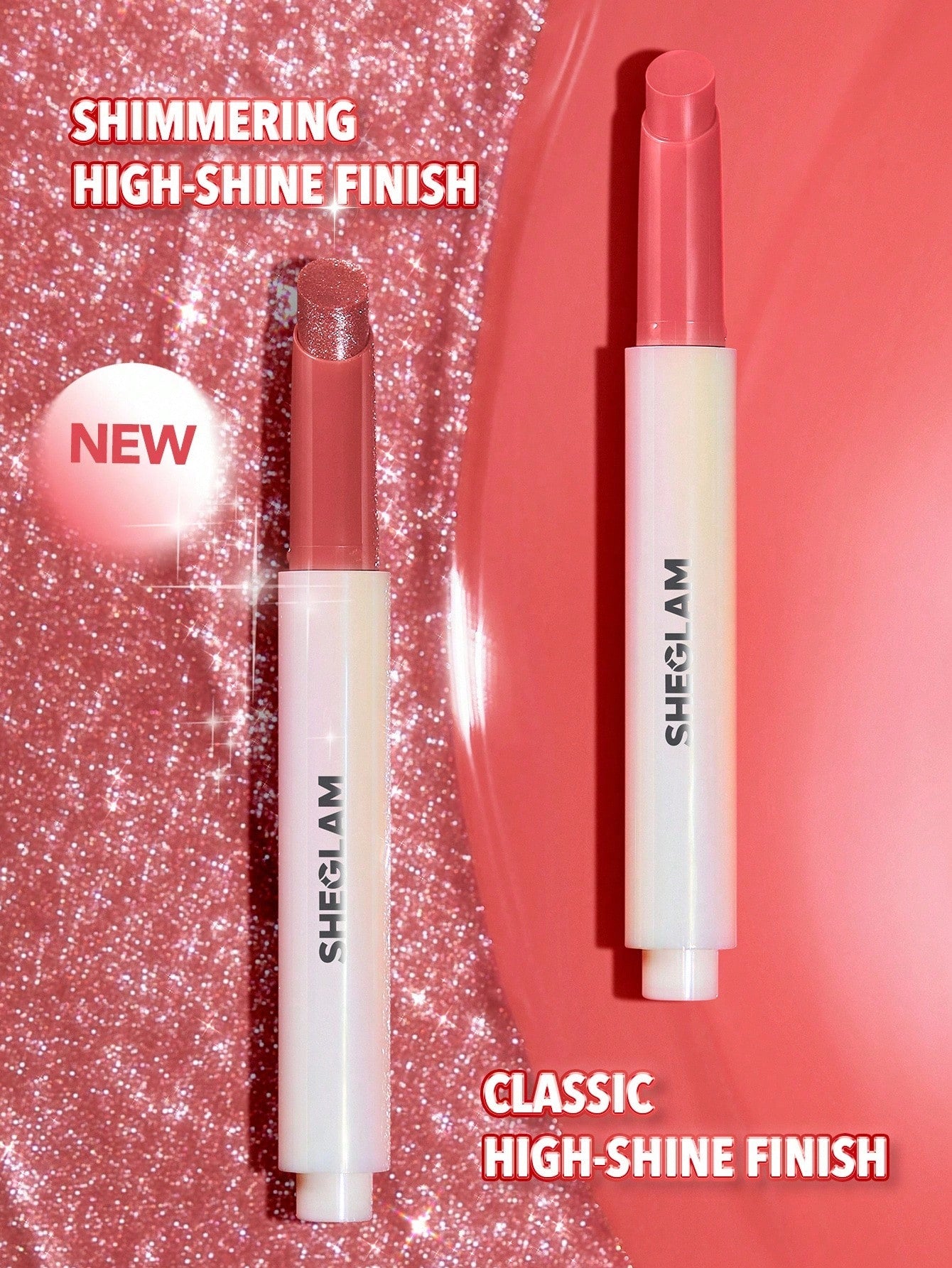 SHEGLAM Pout Perfect Shimmer Lip Plumper Moisturizing Non Sticky Gloss with Coconut Oil for Fuller Lips