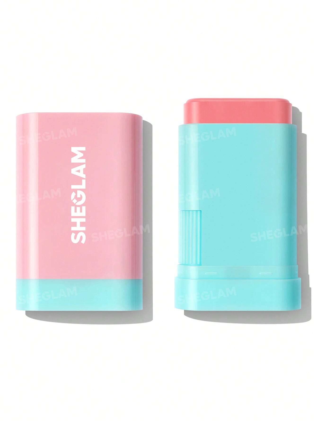 SHEGLAM Glass Glow Blush Stick Pink Lemonade Rare Creamy Long Lasting Hydrating Blush for Radiant Cheeks