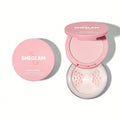 SHEGLAM Insta-Ready Face and Under Eye Setting Powder Duo Bubblegum 2-In-1 Pink Brightening Matte Oil Control Loose Pressed Powder