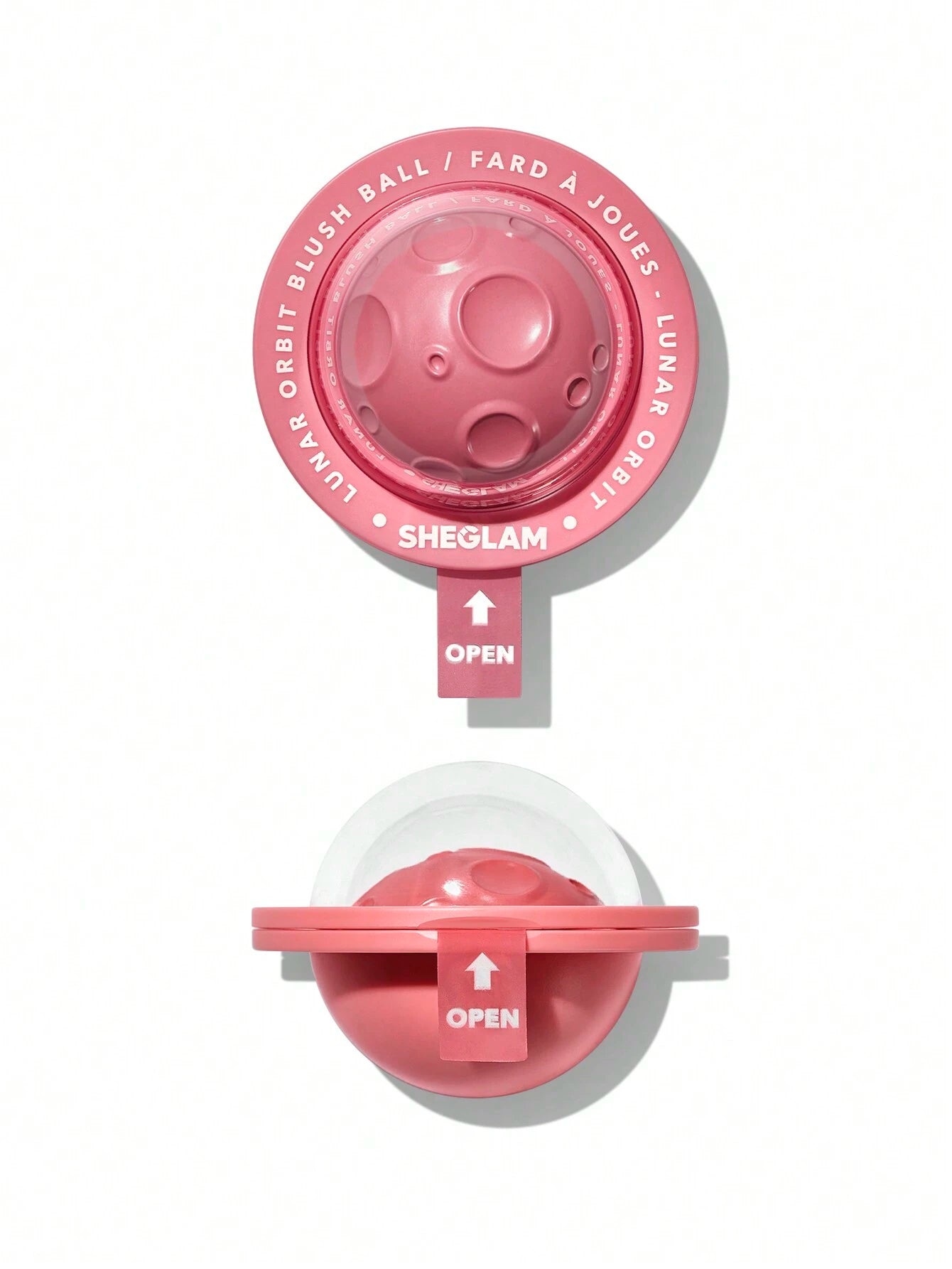 SHEGLAM Lunar Orbit Blush Ball Adorn Cream Non?Fading Multi?Use Spaceship Shaped Natural Pigment Blendable Face Makeup