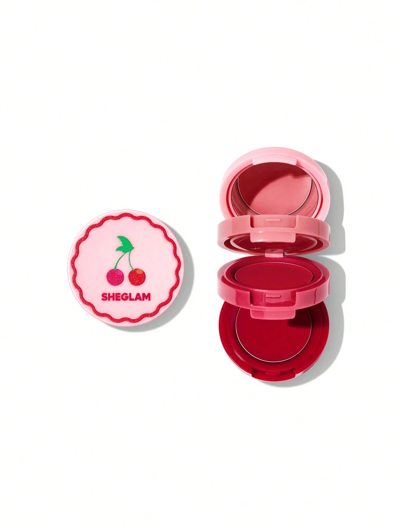 SHEGLAM Very Cherry& Strawberry Cheek & Lip Cream Stack Multiuse Creamy Blush and Lip Tint for Smooth Radiant Color