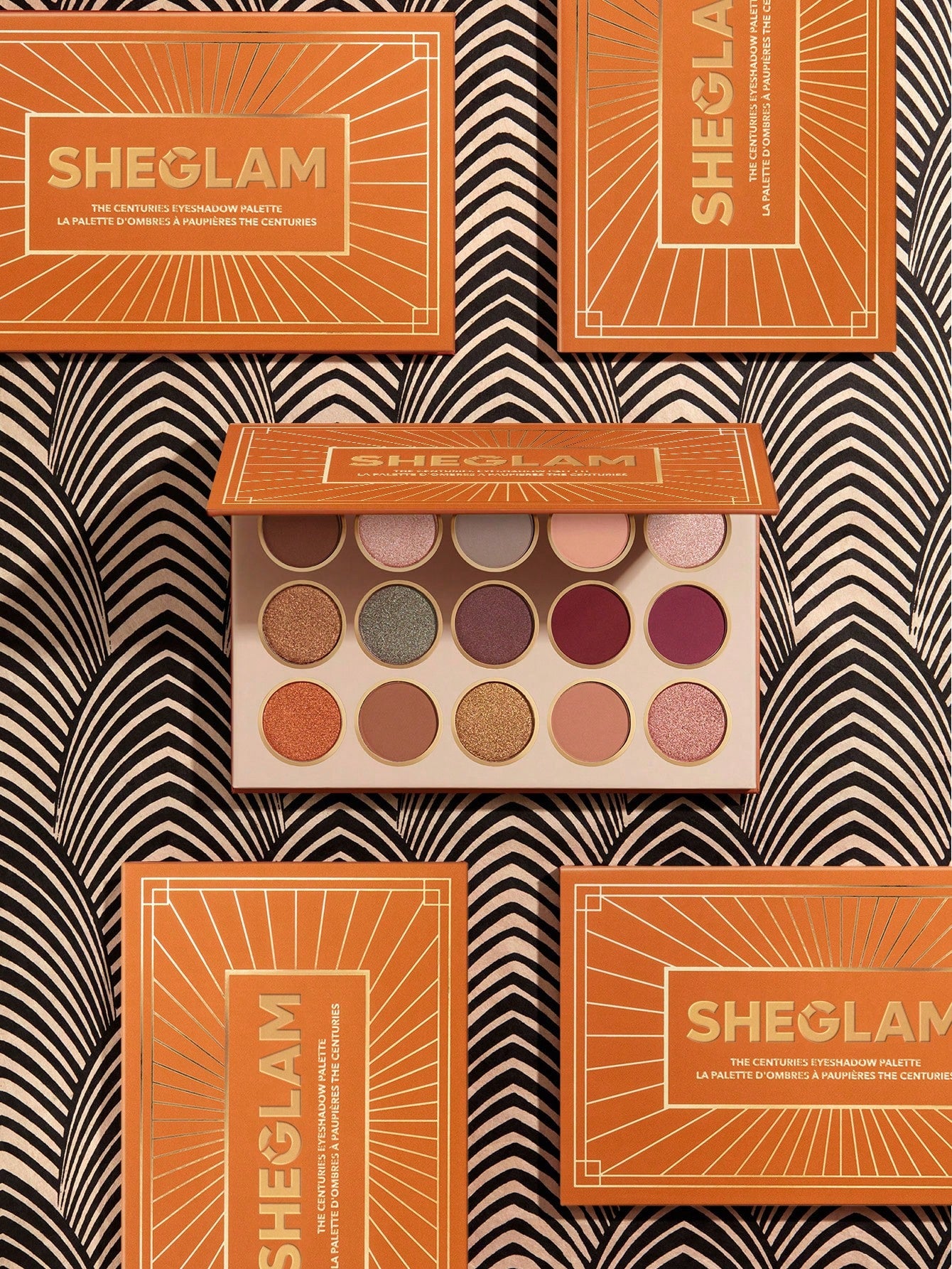 SHEGLAM Centuries Palette 15-Color Matte and Shimmer Eyeshadow Palette Neutral and Cool Tones Long Lasting Smooth Professional Eye Makeup