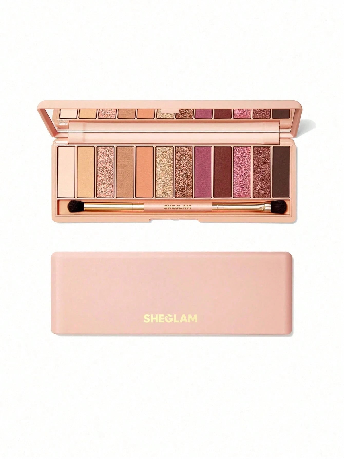 SHEGLAM Berry Palette 12-Color Matte, Satin, and Metallic Eyeshadow Palette High Pigment Soft Smooth Eye Makeup for Stunning Looks