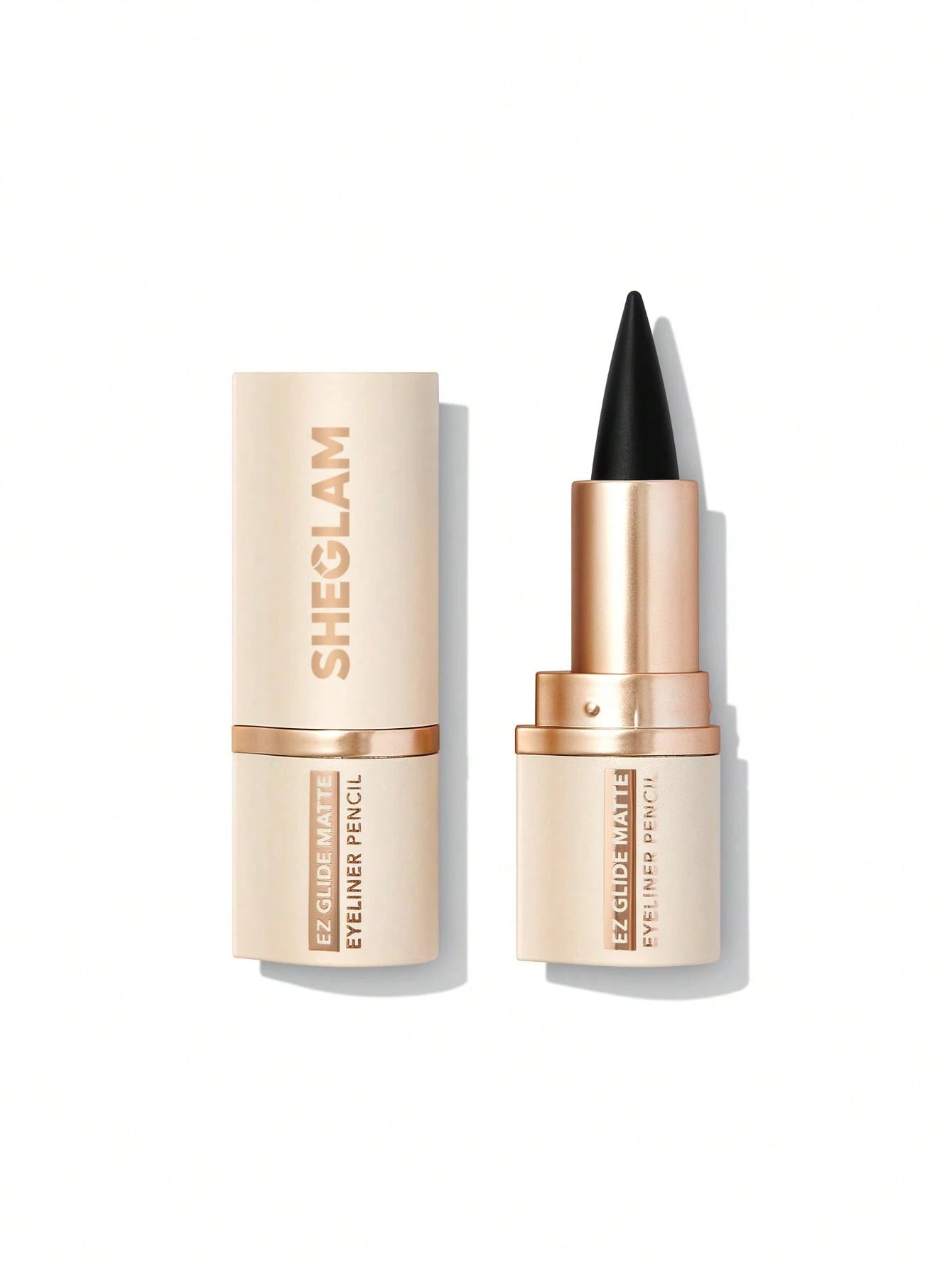 SHEGLAM Ez Glide Matte Eyeliner Pencil Highly Pigmented Black Smudge-Proof Long Lasting Ultra-Fine Smooth Blendable Cat Eye Kohl Kajal