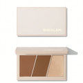 SHEGLAM Trio Hero Face Palette Camel Contour Dual-Use Multi-Use Sculpting Powder for Natural Highlight and Definition