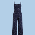 SHEIN DAZY Women's Pijama All-Over Print Asymmetrical Camisole Straight Loose Pants Set