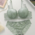 SHEIN Esselle Lace Lingerie Set With Underwire and Triangle Panty