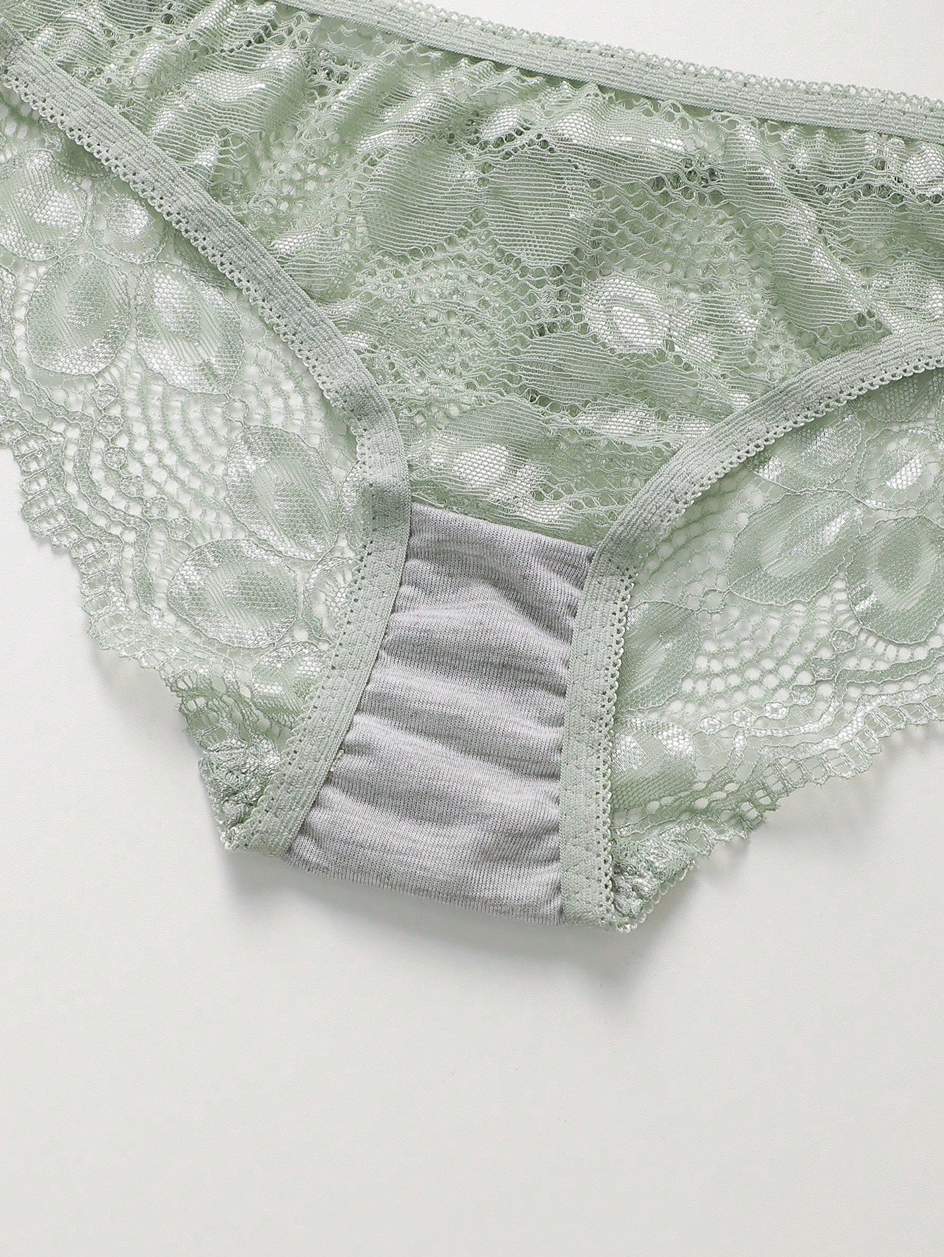 SHEIN Esselle Lace Lingerie Set With Underwire and Triangle Panty