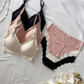SHEIN Multicolor 6pcs Women Plain Simple Bra and Panty Underwear Set