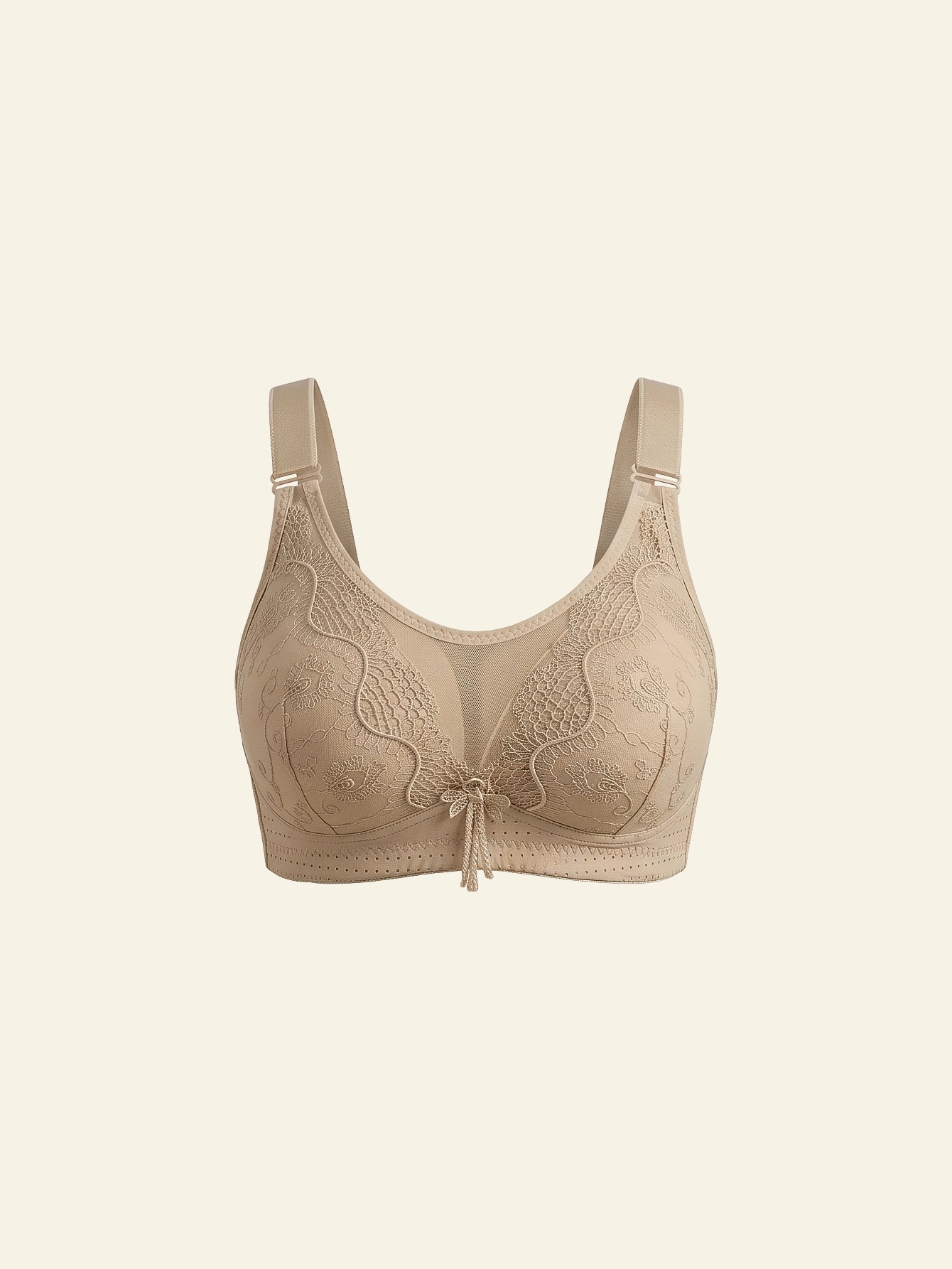 SHEIN Women's Thin Wireless Push-Up Lifting Anti-Sagging Bra Lingerie