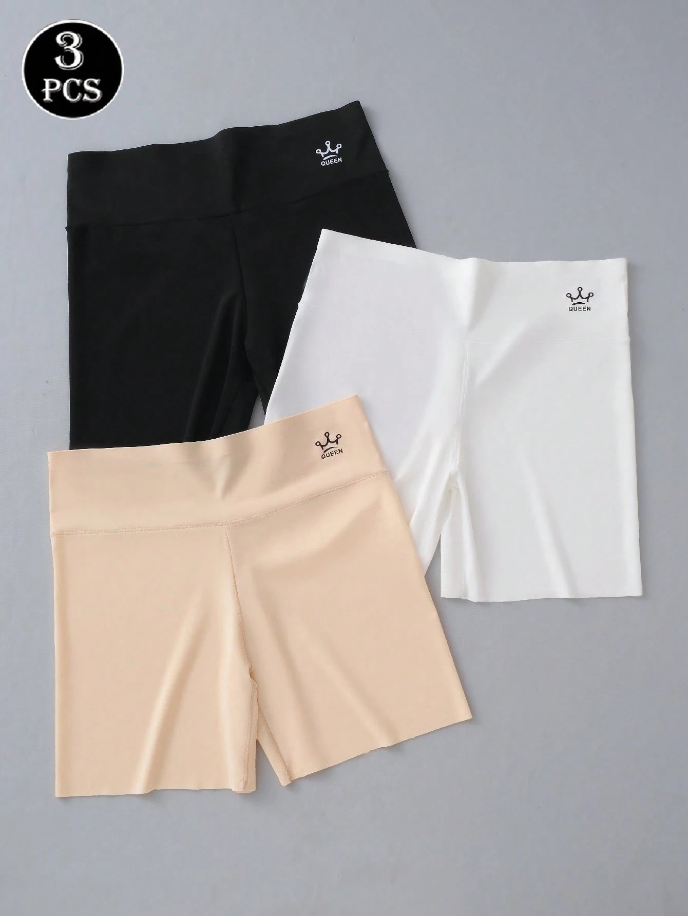 SHEIN 3pcs Women High-Waist Seamless Tummy Control Panties Set  Solid & Printed Designs