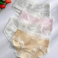 SHEIN 4pcs Women Mid-Waist Bow Lace Panties Set  Soft, Breathable, Cute & Fairy Style