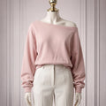 SHEIN DAZY with Asymmetrical Shoulder and Long Sleeves, Off-Shoulder