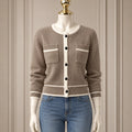 SHEIN DAZY Color Block Cardigan, Long Sleeved, Casual Jacket